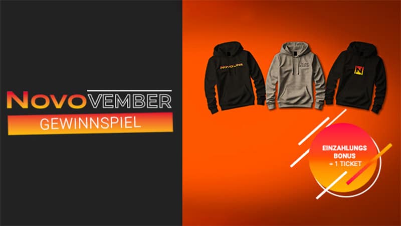 NOVOVEMBER Gewinnspiel auf NOVOLINE.DE NOVOVEMBER Gewinnspiel auf NOVOLINE.DE