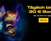 nur bei bwin deutschland bis 30 euro echtgeld bonus mit neuen apparat slots