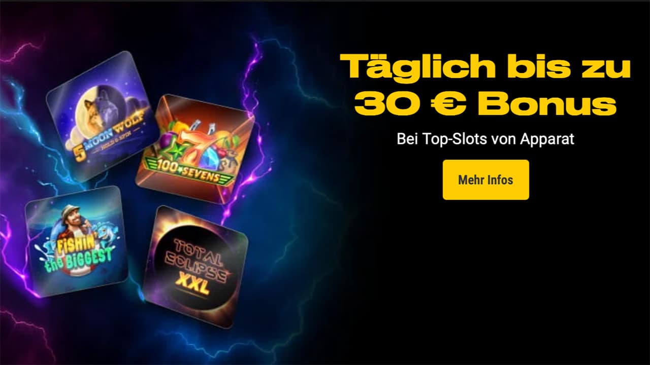 nur bei bwin deutschland bis 30 euro echtgeld bonus mit neuen apparat slots