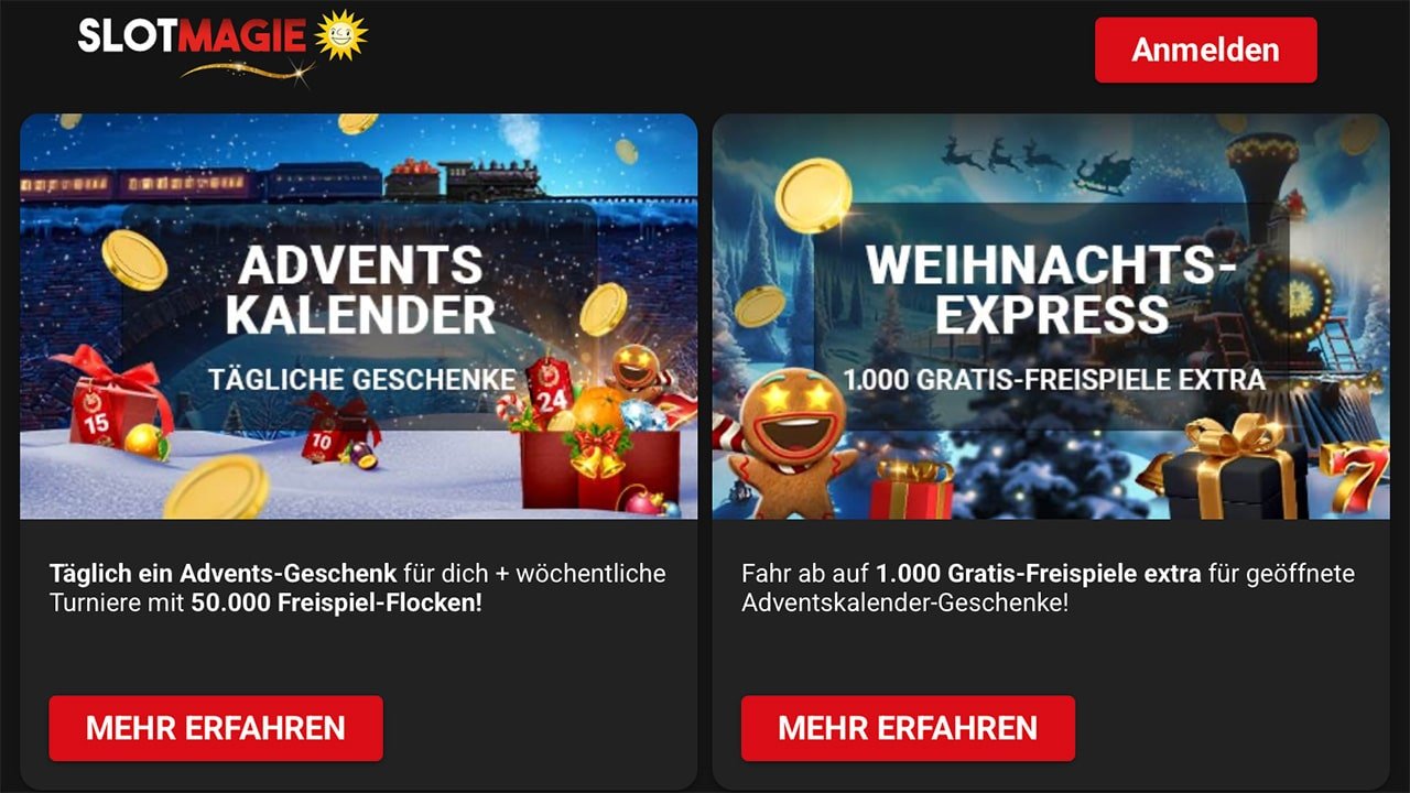 SlotMagie Weihnachten 2025