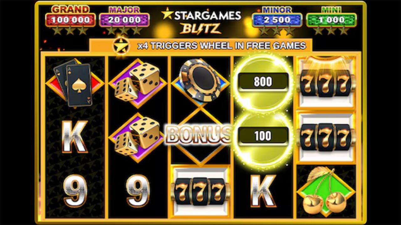 StarGames Blitz Casino-Symbole en masse