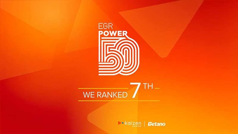 EGR Power 50 Liste 2025 &ndash; Kaizen Gaming auf dem Vormarsch