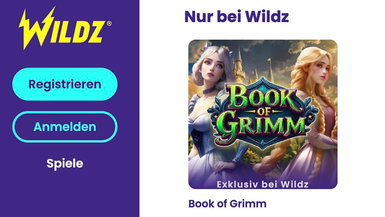 exklusives debuet von hoelle games slot book of grimm im wildz casino deutschland