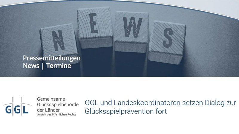 GGL und Landeskoordinatoren vertiefen den Dialog zur Gl&uuml;cksspielpr&auml;vention