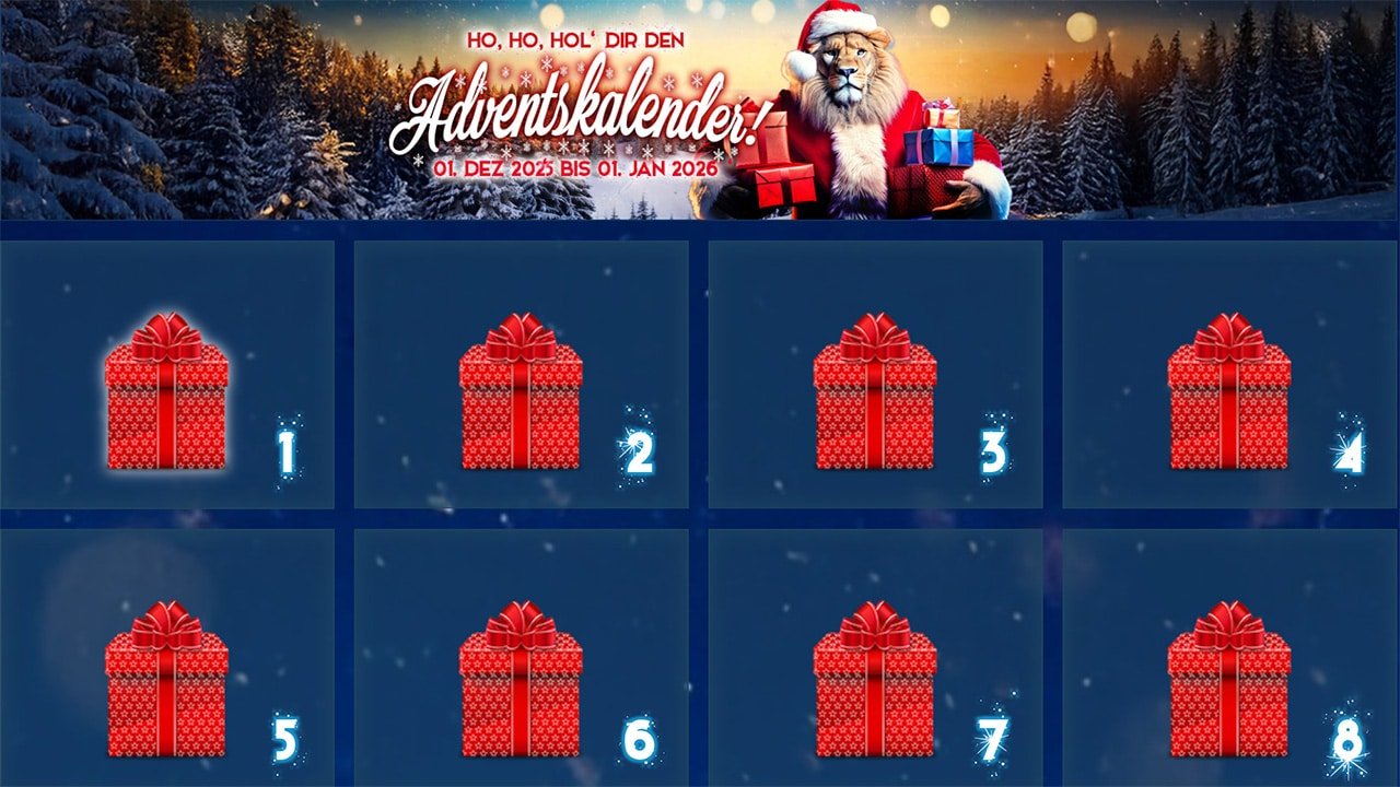 Löwen Play Weihnachtskalender 2025 Löwen Play Weihnachtskalender 2025