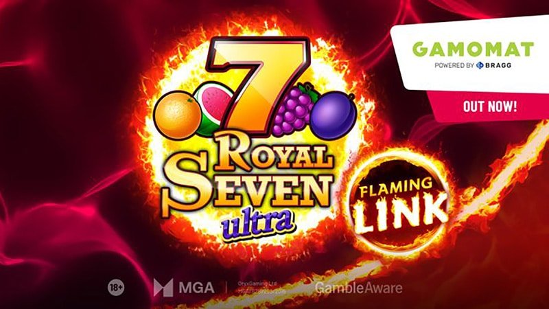 Royal Seven Ultra Flaming Link: Der neue K&ouml;nig der GAMOMAT Slots ist da!