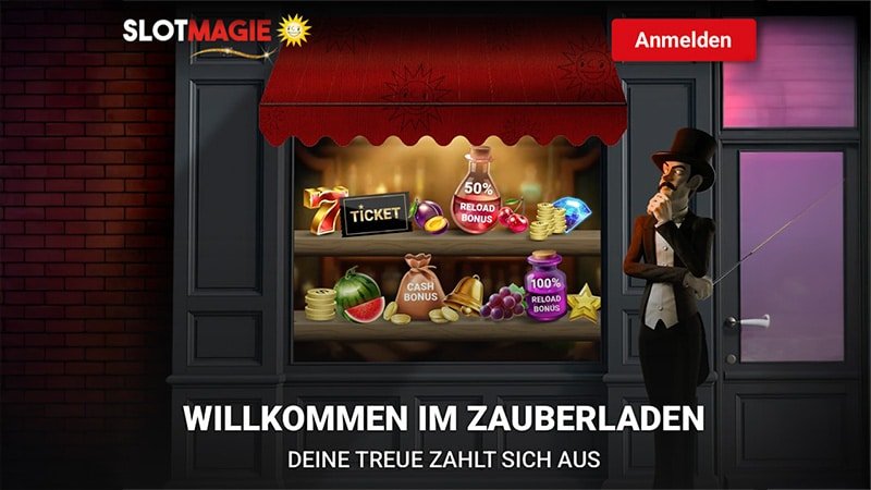 SlotMagie Zauberladen &ouml;ffnet die T&uuml;r: Bestandskundenbonus mit Zauberfaktor!