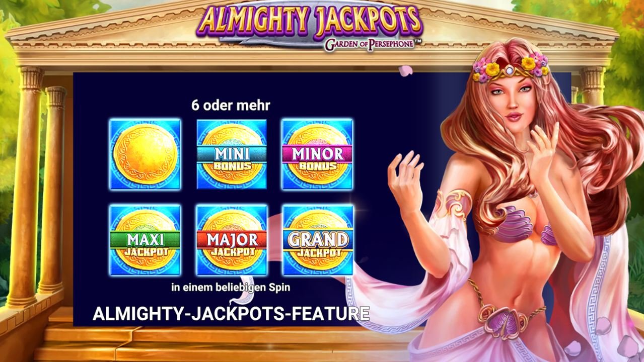 ALMIGHTY JACKPOTS Garden of Persephone