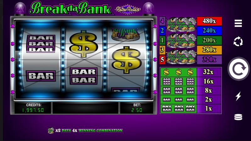 Break da Bank Retro Roller Walzen Break da Bank Retro Roller