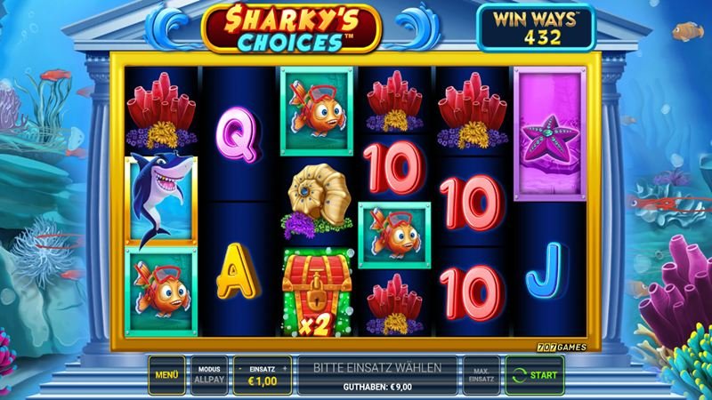 Sharky&rsquo;s Choices Win Ways 