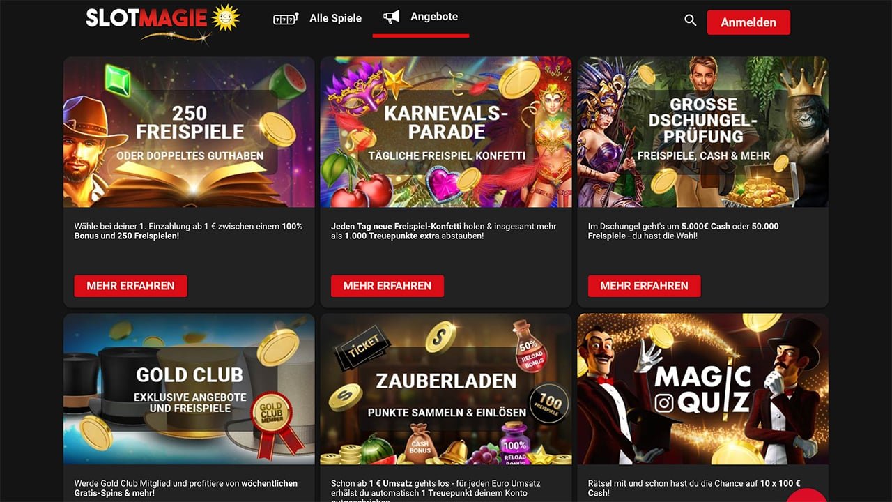 Bonusparade beim SlotMagie Karneval 2026 Bonusparade beim SlotMagie Karneval 2026