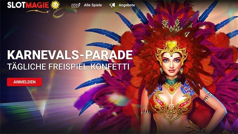 Karnevals Casino Bonus – bei SlotMagie regnet’s Freispiele statt Kamelle! Karnevals Casino Bonus – bei SlotMagie regnet’s Freispiele statt Kamelle!