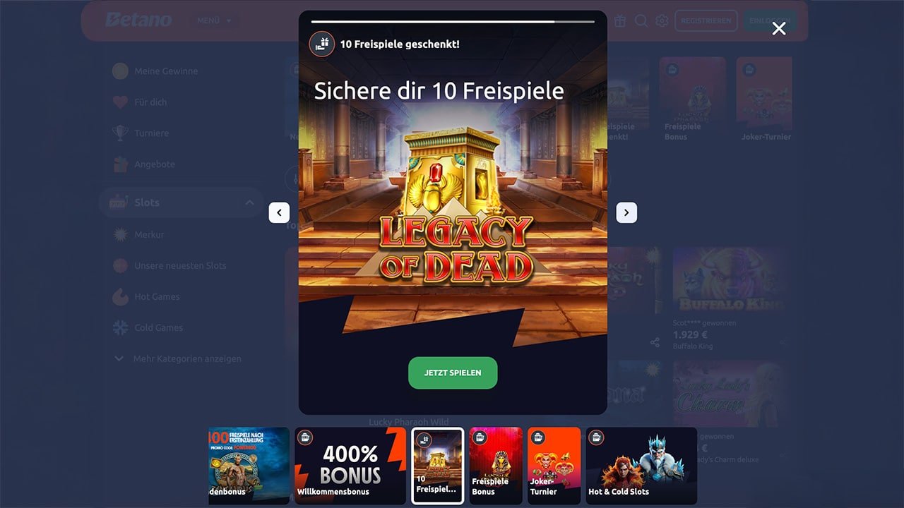 Betano Legacy of Dead Freispiele ohne Einzahlung Betano Legacy of Dead Freispiele ohne Einzahlung
