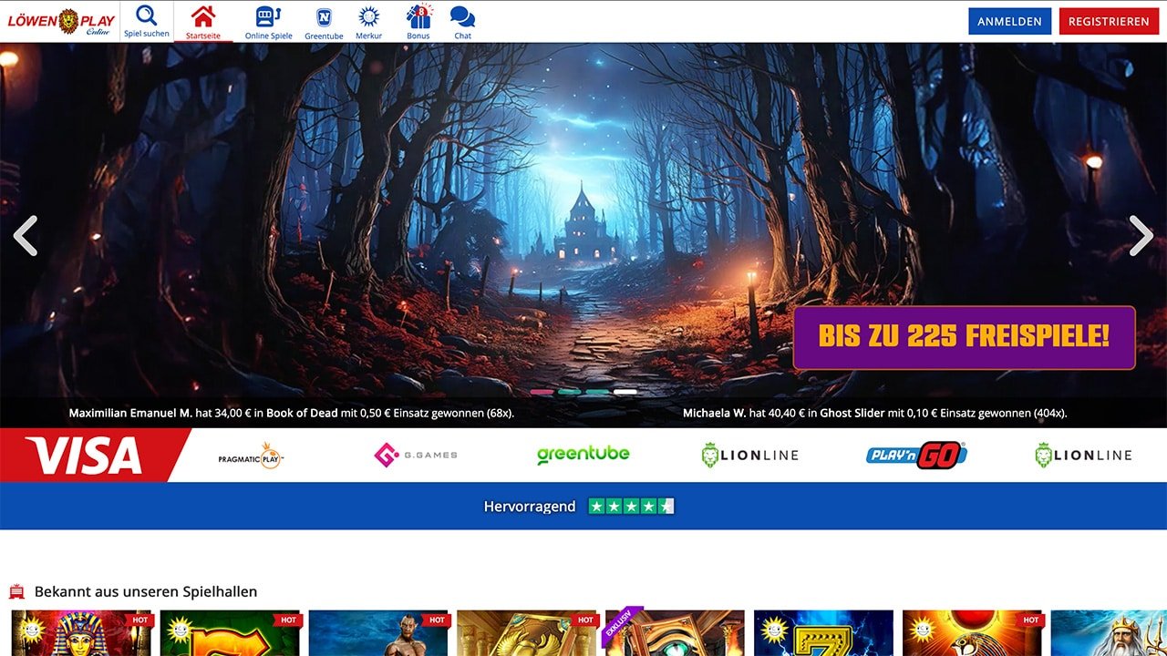 Dead Slots Bonus bei L&ouml;wen Play Casino