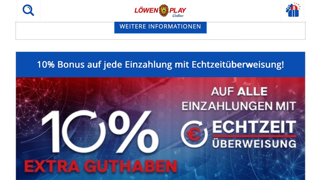 loewen play casino promo code 5x wager