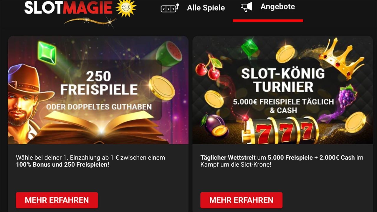 SlotMagie Automatenturnier