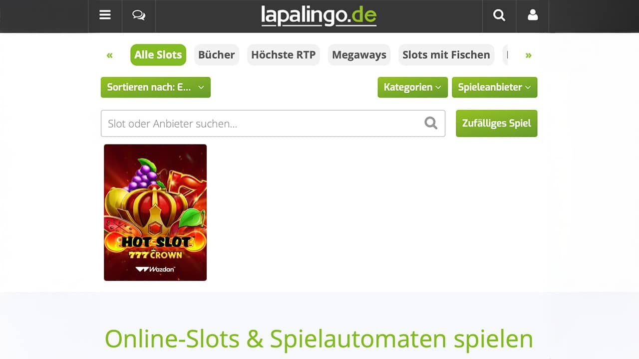 lapalingo hot slot 777 crown Lapalingo Hot Slot: 777 Crown