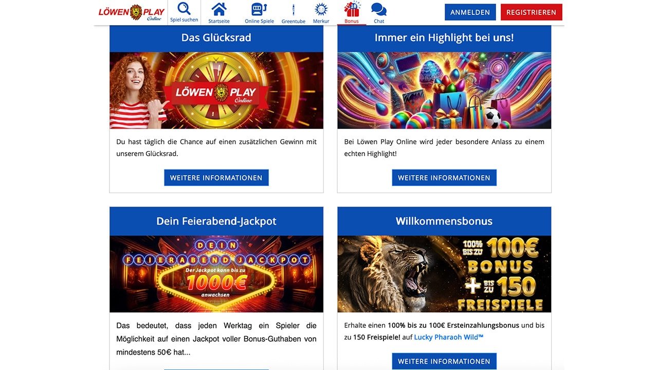 L&ouml;wen Play Casino Gewinnspiel