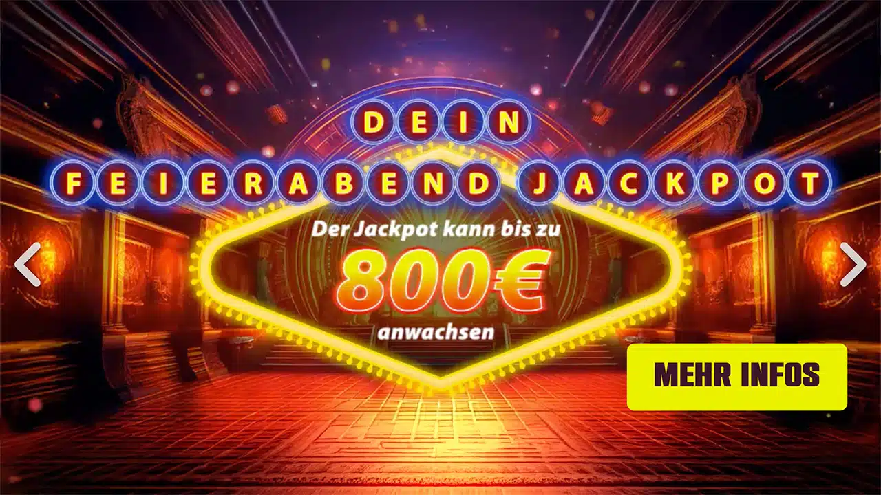 loewen play feierabend jackpot bis zu 1 000 euro cash bonus sichern