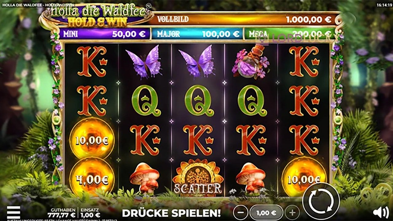 LordLucky Holla die Waldfee &ndash; Hold & Win Freispiele