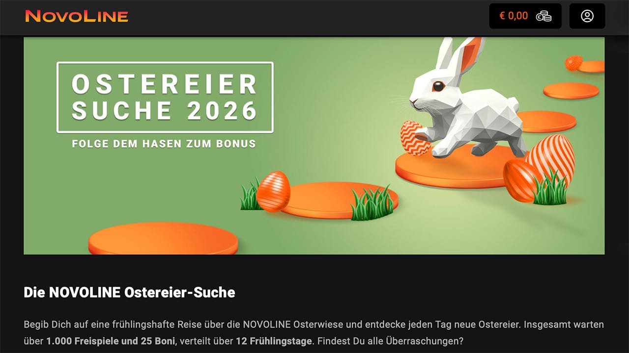 NOVOLINE.DE Ostereiersuche 2026