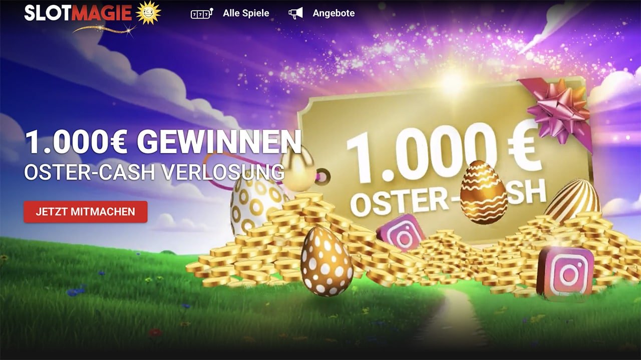 SlotMagie Oster-Cash Verlosung SlotMagie Oster-Cash Verlosung