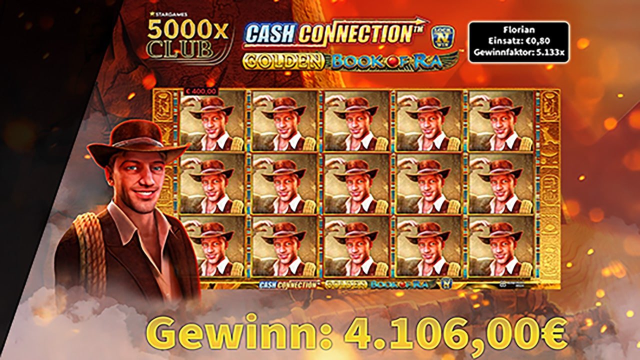 StarGames Cash Connection Golden Book of Ra