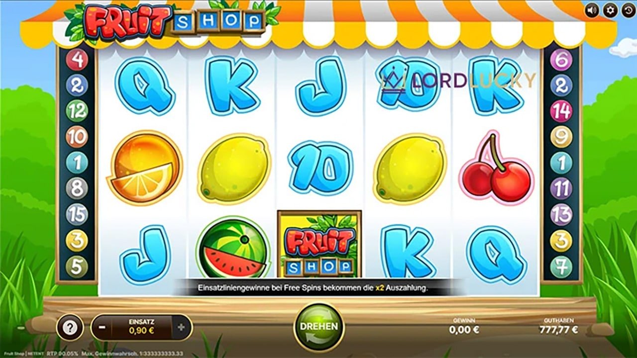 Fruit Shop 200 Freispiele