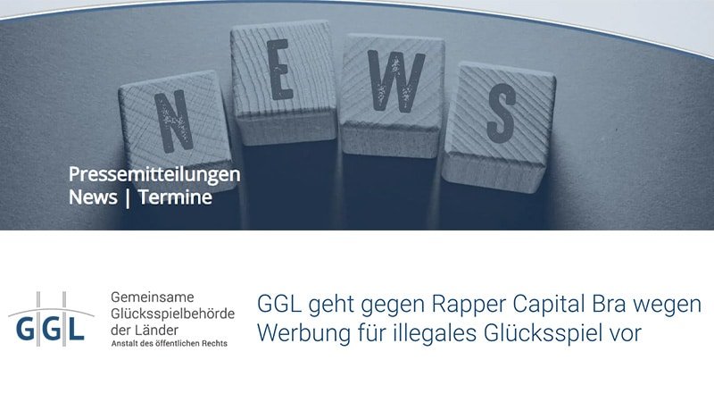 Werbung f&uuml;r Illegales Gl&uuml;cksspiel: GGL greift hart gegen Influencer Capital Bra durch!
